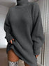 'Indira' Dropped Shoulder Sweater Dress - Celes Fashion